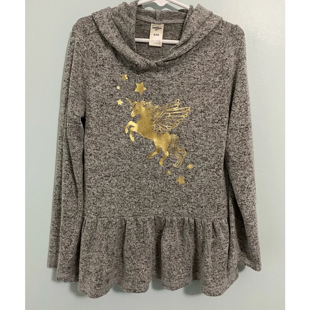 Oshkosh Unicorn lightweight hoodie